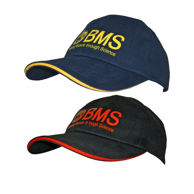BMS-Cap Schwarz mit rotem Logo