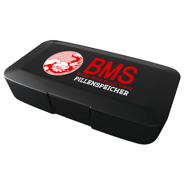 BMS-Aufbewahrungsbox "Pillenspeicher" (Schwarz)